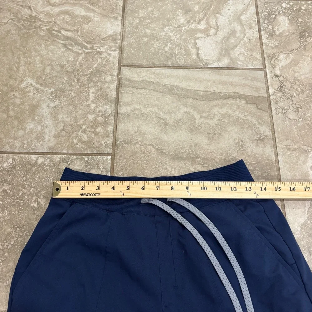 Fabletics Women Navy Blue Scrub Set V-Neck Top and Jogger Pants Size Small